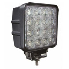 LED фара квадратна 48Вт, 16 ламп, широкий промінь 10/30В 6000K